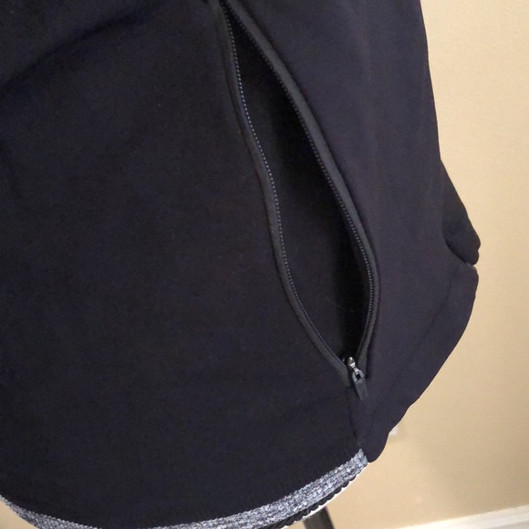 Adidas Classic fabric ribbed gray trimmed neckline, sleeves and front hem jacket - Picture 4 of 12